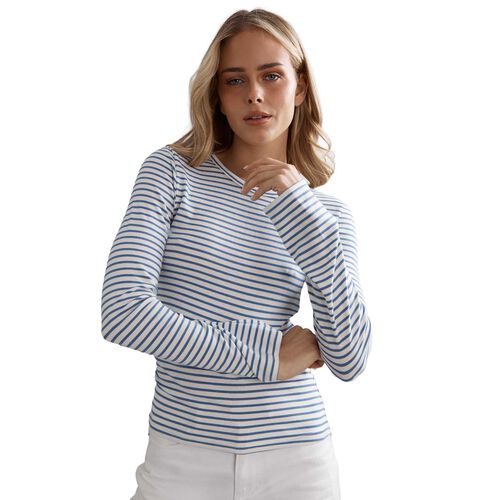 Caitlin Crisp Neat Long Sleeve Tee